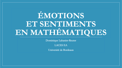 1ère p DLR émotions et sentiments