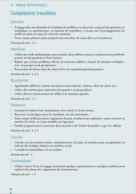 6 compétences maths du SC3