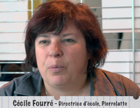 Cécile Fourré directrice d'école Pierrelatte