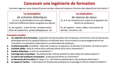 concevoir une ingénierie de formation- goigoux