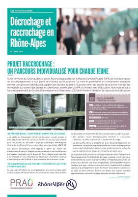 couverture actualité n°3 PRAO