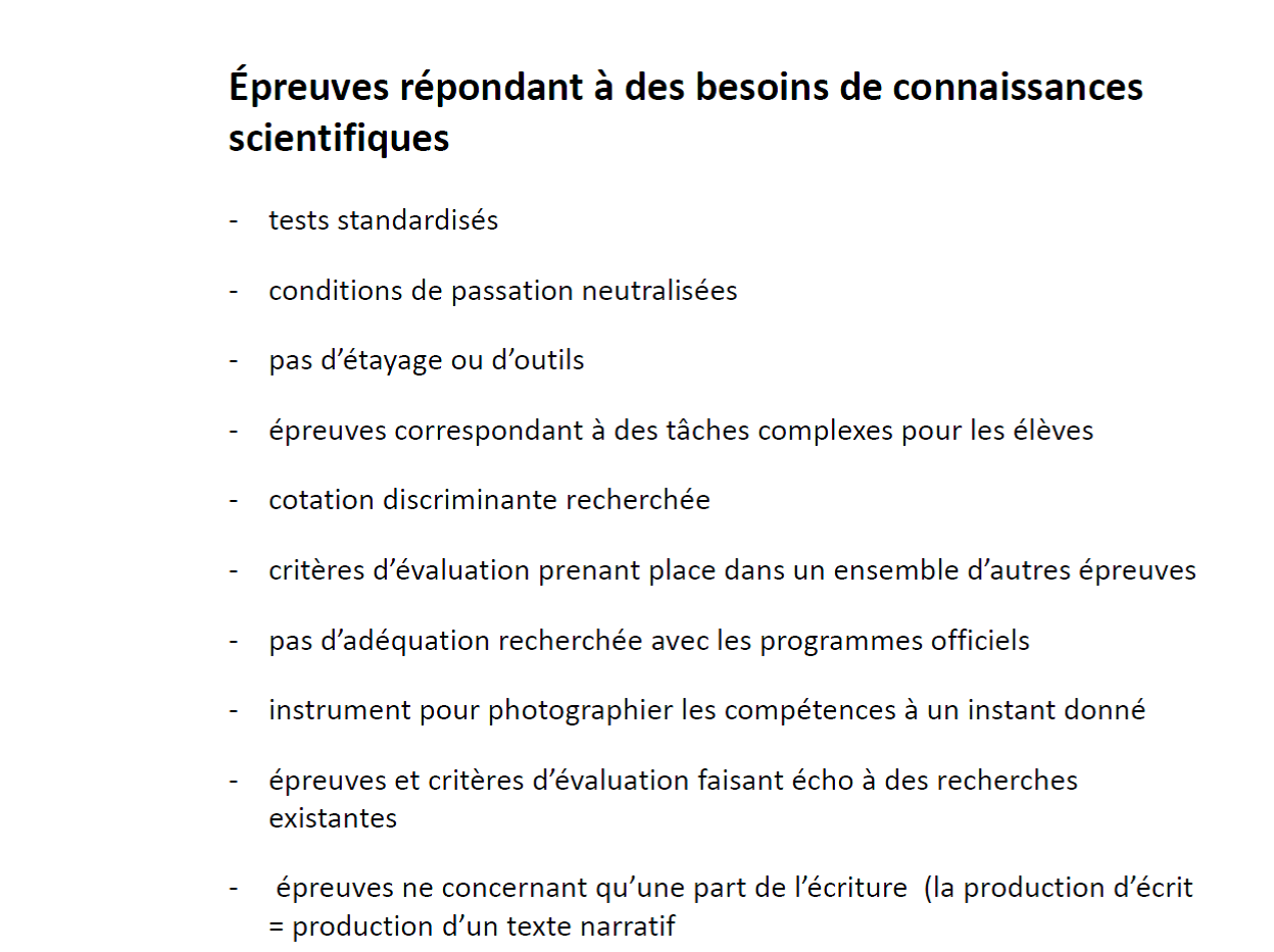 critère d'évaluation copie différée- attention 2