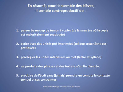 l'influence des pratiques enseignantes 1