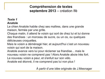 texte anatole 