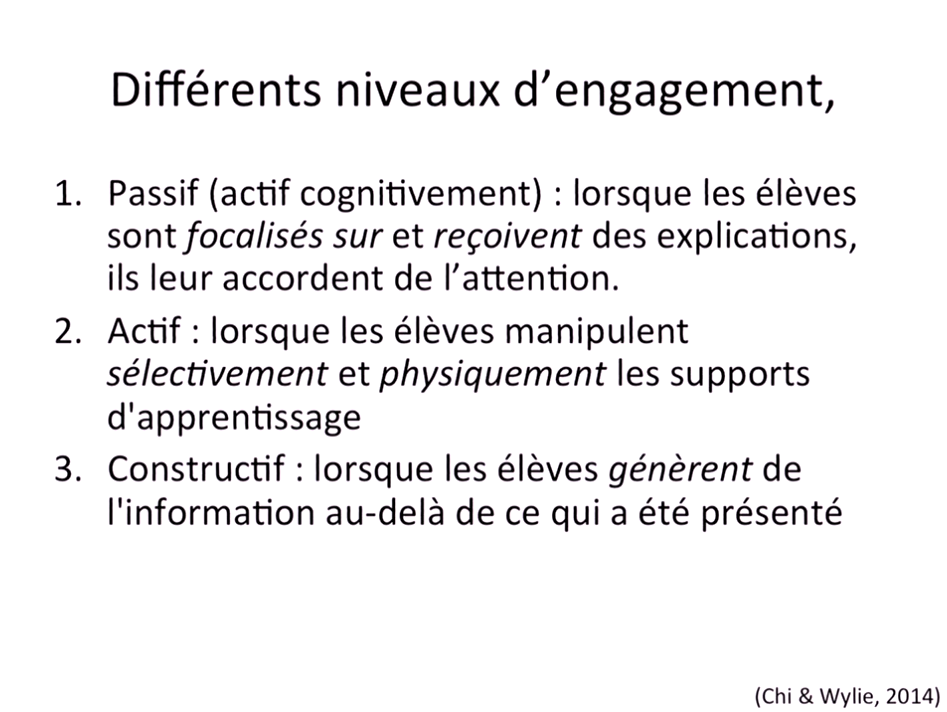 Tricot-Différents niveaux d'engagement