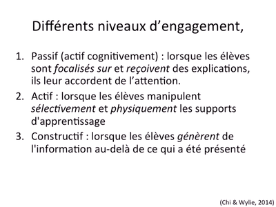 Tricot-Différents niveaux d'engagement